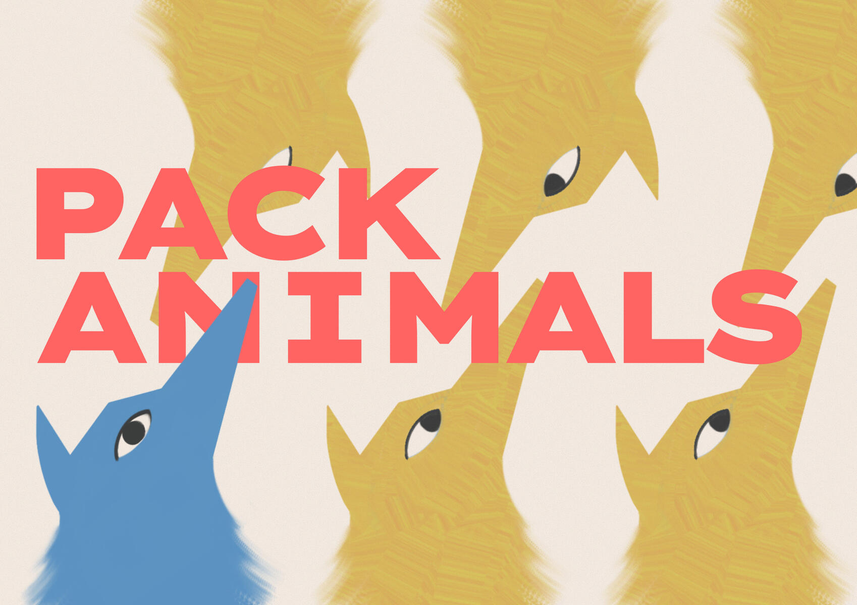 Pack Animals - Poster Design